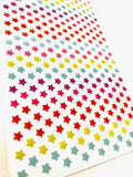 Tiny Star Gel PVC Sticker Sheet