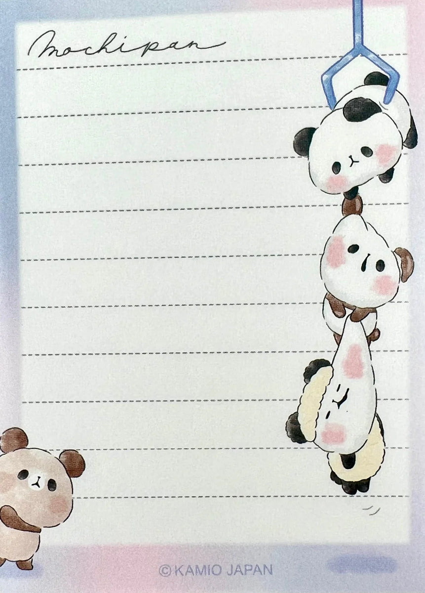Kamio Mochi Mochi Panda Mini Memo Pad – kawaiipaperdream