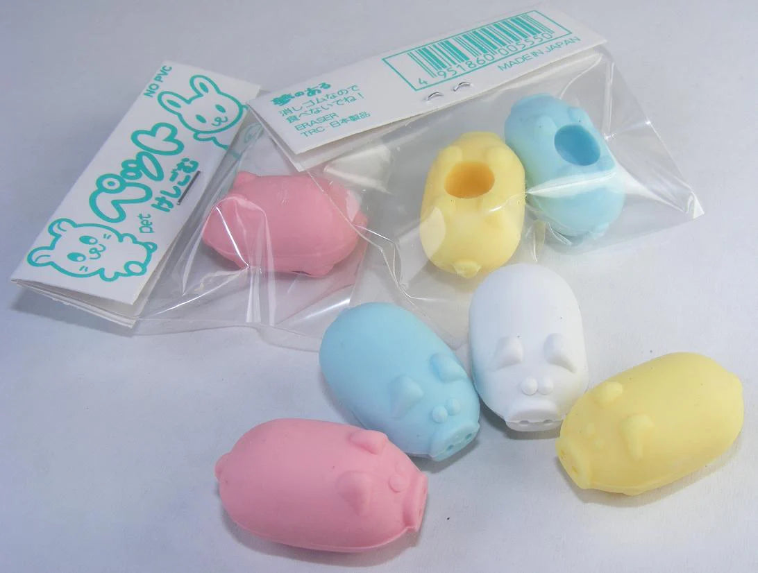 Iwako HTF Mini Piggy Duo Pig Erasers kawaiipaperdream