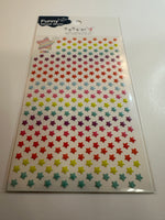 Tiny Star Gel PVC Sticker Sheet