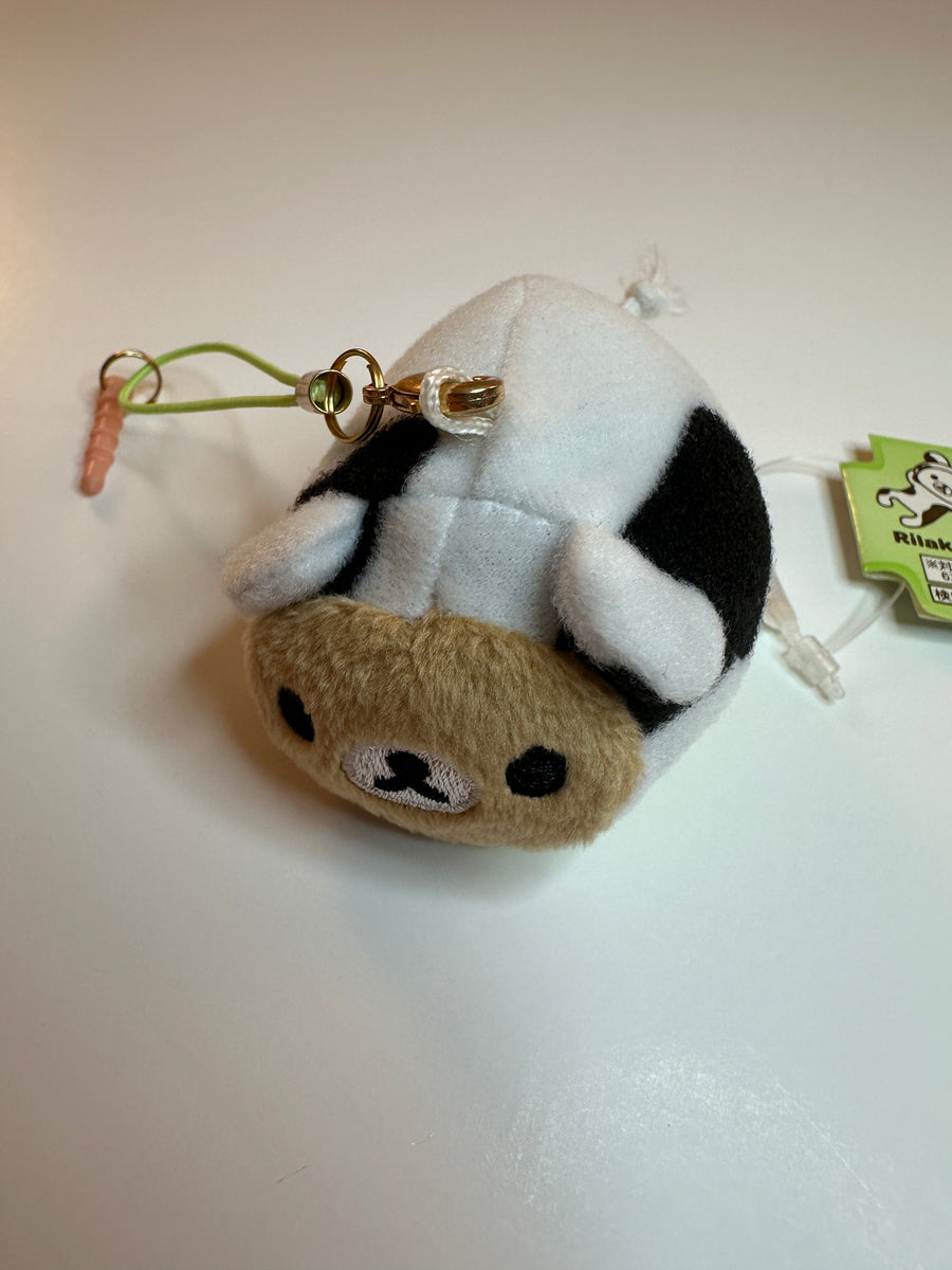 Sanx 2013 Rilakkuma Cow Rare Plushie Screen Cleaner kawaiipaperdream