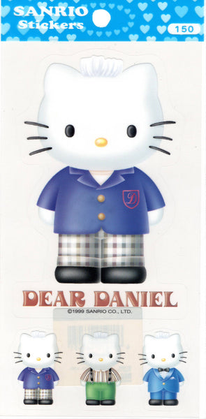 Sanrio 1999 Vintage Dear Daniel Rare Sticker Sheet