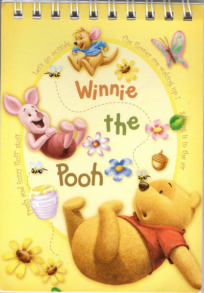 Disney Winnie The Pooh Rare Spiral Notebook