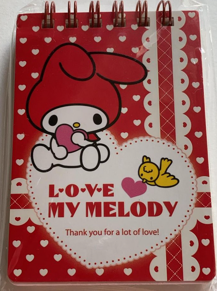Sanrio 2010 My Melody Vintage Spiral Small Memo Pad