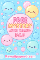Free Mystery Mini Memo Pad