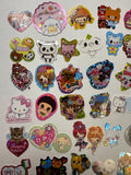Loose 50Pc Kawaii VINTAGE Sticker Flake Grab Bag