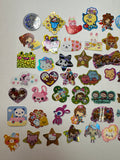 Loose 50Pc Kawaii VINTAGE Sticker Flake Grab Bag