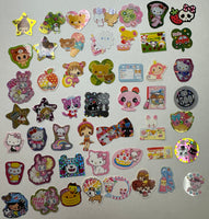Loose 50Pc Kawaii VINTAGE Sticker Flake Grab Bag