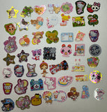 Loose 50Pc Kawaii VINTAGE Sticker Flake Grab Bag