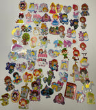 Loose 65Pc Kawaii Sticker Flake Grab Bag - Themed - Vintage/Contemporary - Fairy Tale