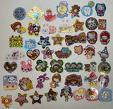Loose 50Pc Kawaii VINTAGE Sticker Flake Grab Bag
