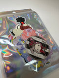 Loose 10Pc Kawaii Sticker Flake Grab Bag - Themed - Vintage/Contemporary - Jumbo Stickers