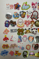 Loose 50Pc Kawaii VINTAGE Sticker Flake Grab Bag