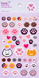 Jelly Cat Paws Puffy Sticker Sheet