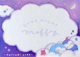 Kamio Goodnight Moffy Yuttari Life Penguin Mini Memo Pad