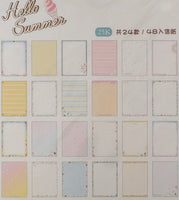 Hello Summer Loose Leaf Letter Pad