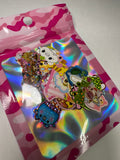Loose 50Pc Kawaii VINTAGE Sticker Flake Grab Bag