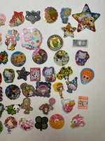 Loose 50Pc Kawaii VINTAGE Sticker Flake Grab Bag