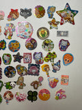 Loose 50Pc Kawaii VINTAGE Sticker Flake Grab Bag