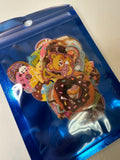 Loose 50Pc Kawaii Sticker Flake Grab Bag - Themed - Vintage/Contemporary - Donuts