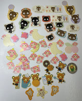 Loose 50Pc Kawaii Sticker Flake Grab Bag - Themed - Vintage - Sanrio