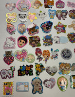 Loose 50Pc Kawaii VINTAGE Sticker Flake Grab Bag