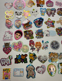 Loose 50Pc Kawaii VINTAGE Sticker Flake Grab Bag