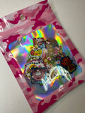 Loose 50Pc Kawaii VINTAGE Sticker Flake Grab Bag
