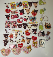 Loose 50Pc Kawaii Sticker Flake Grab Bag - Themed - Vintage/Contemporary - San-x