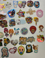 Loose 50Pc Kawaii VINTAGE Sticker Flake Grab Bag