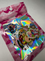 Loose 50Pc Kawaii VINTAGE Sticker Flake Grab Bag