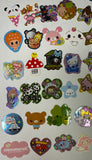 Loose 50Pc Kawaii VINTAGE Sticker Flake Grab Bag