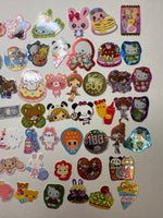 Loose 50Pc Kawaii VINTAGE Sticker Flake Grab Bag