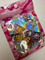 Loose 50Pc Kawaii VINTAGE Sticker Flake Grab Bag