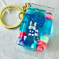 Bunny Candy Floaty Water Key Charms