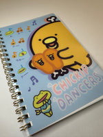 San-x Chickip Dancers Large Spiral Notebook
