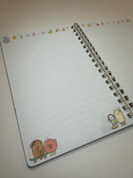 San-x Chickip Dancers Large Spiral Notebook