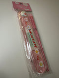 Sanrio 1998 Vintage Hello Kitty Rare Chopsticks W/ Case