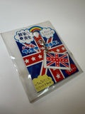 San-x 2001 Vintage UK Flag Rare Mini Charm