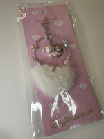 Sanrio Sugarbunnies Fluffy Mini Charm Cellphone Strap