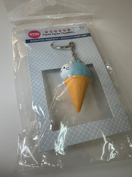 San-x Nyan Nyan Nyanko Scented Squishy Keychain