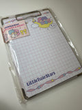 Sanrio 2014 Little Twin Stars Rare Memo Pad Clipboard