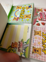 Sakamoto Vintage Koala's March Biscuits Rare Square Memo Pad