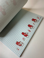 Sanrio 1998 Vintage My Melody Rare Medium Memo Pad