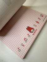 Sanrio 1998 Vintage My Melody Rare Medium Memo Pad