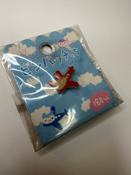 San-x 2000 Vintage Airplane Rare Mini Pin