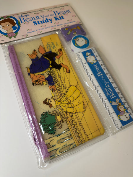 Disney Vintage Beauty And The Beast Rare Study Kity