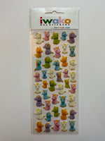 Iwako Horse Gel Sticker Sheet