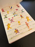 Yogetsu Warner Bros Vintage Looney Tunes Rare Large Memo Pad