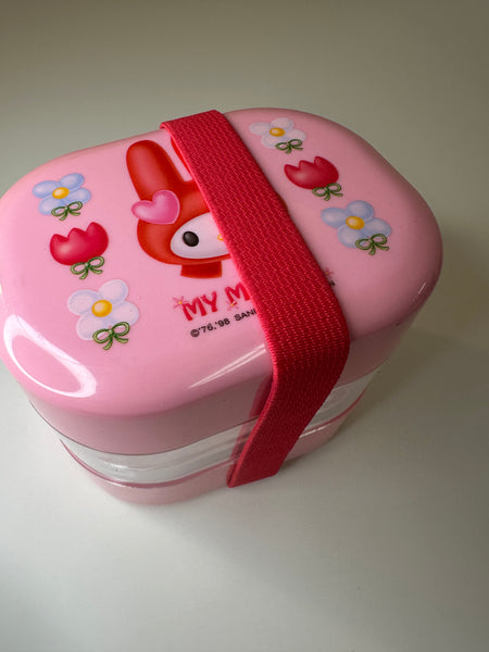 Sanrio 1998 Vintage My Melody Rare Plastic Bento Box